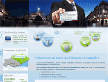 Tablet Screenshot of huissier-montpellier.com